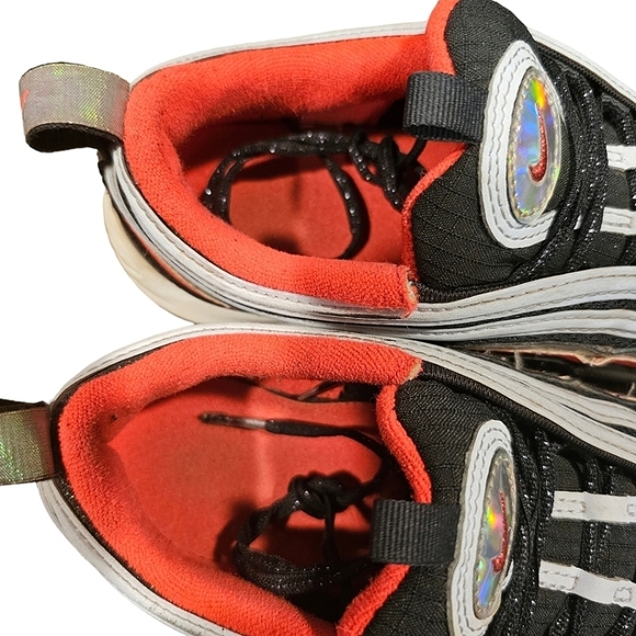 Nike Air Max 97 Fp Noir Crimson Size 6Y Womens Size 7.5 Comfort Lace Up - Picture 8 of 9